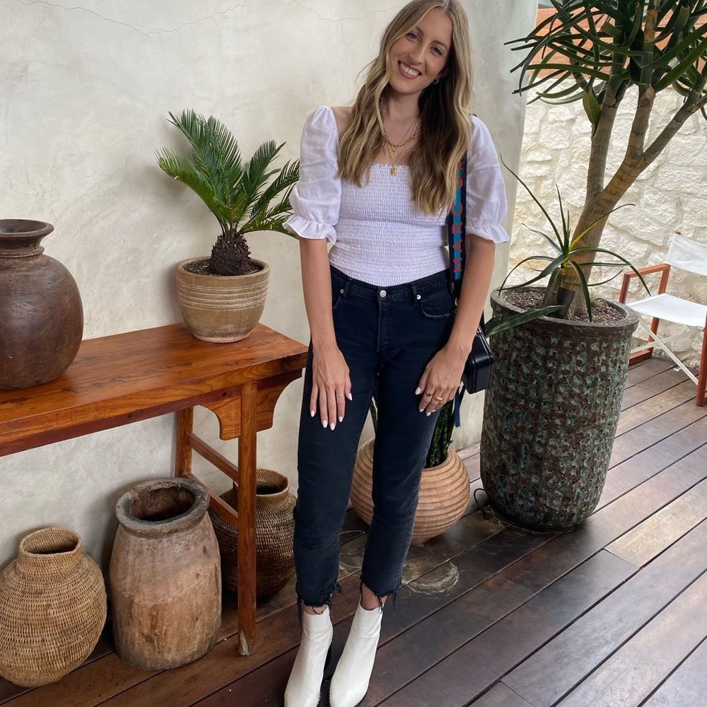 Agolde Toni midrise denim